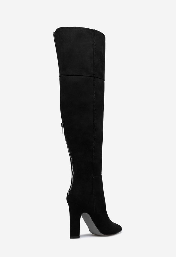 Becky Over-The-Knee Tall Boot in Black - Get great deals at JustFab