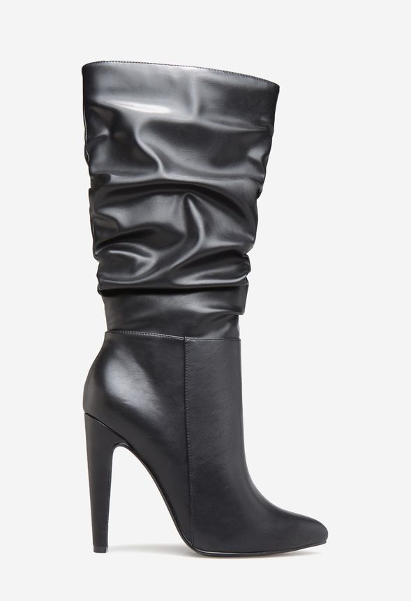 Daenerys Heeled Boot in Black - Get great deals at JustFab