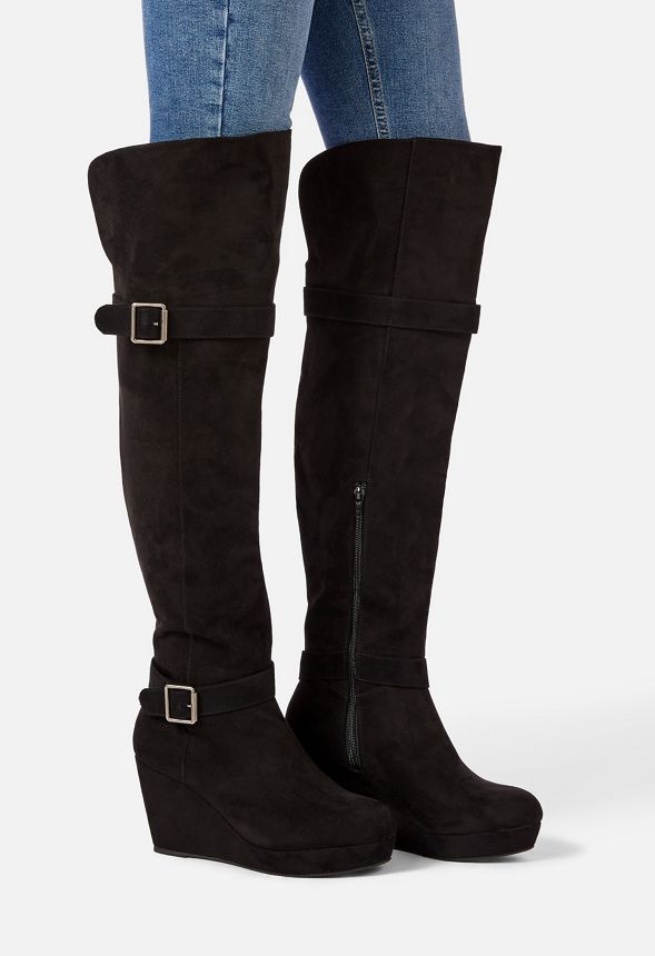 Marlowe Wedge Boot in Marlowe Wedge Boot - Get great deals at JustFab