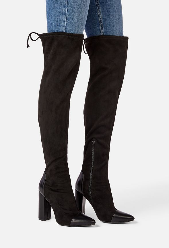 over the knee heeled boots