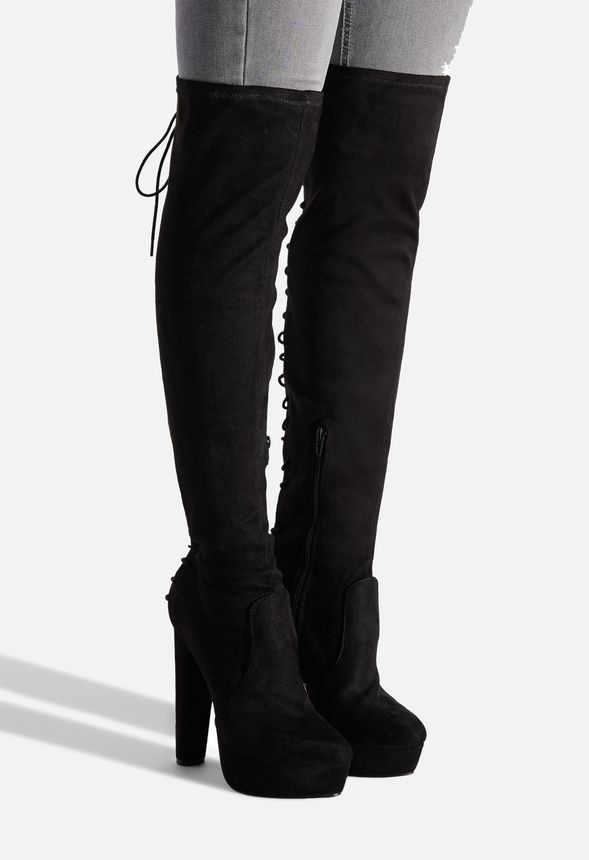 justfab high knee boots