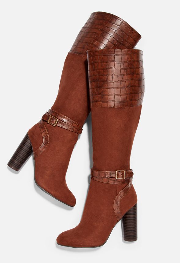 Jonica Heeled Boot in Jonica Heeled Boot - Get great deals at JustFab