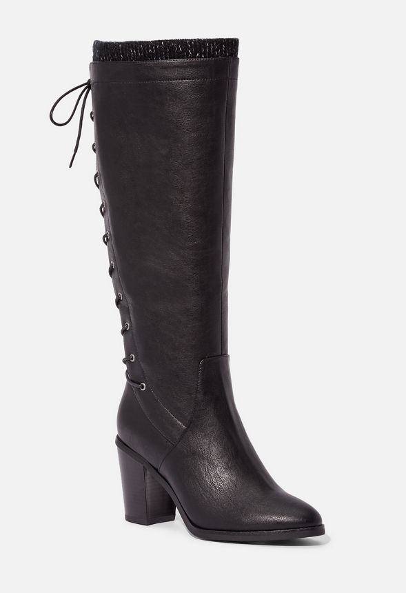 Lace Me Up Back Lace-Up Boot in Lace Me 