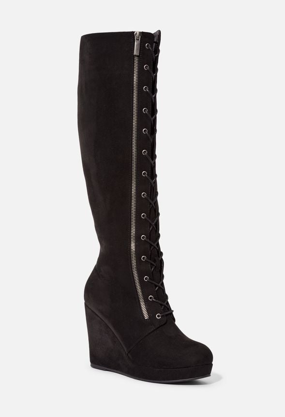 Parcen Lace-Up Wedge Boot in Parcen Lace-Up Wedge Boot - Get great ...