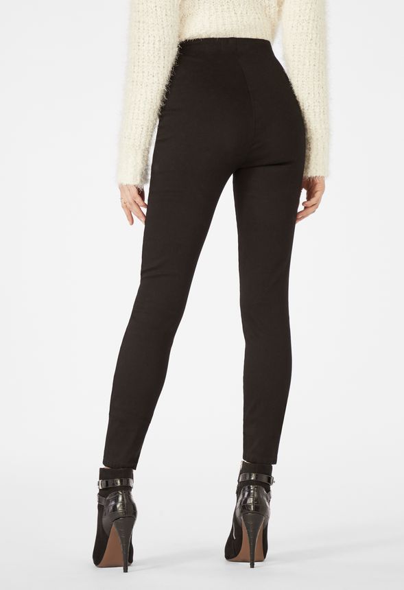 high rise pull on jeggings