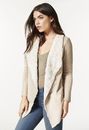 Faux Suede Sweater Cardigan