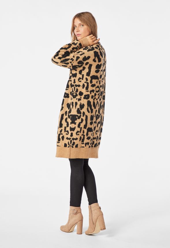 Leopard Print Cardigan