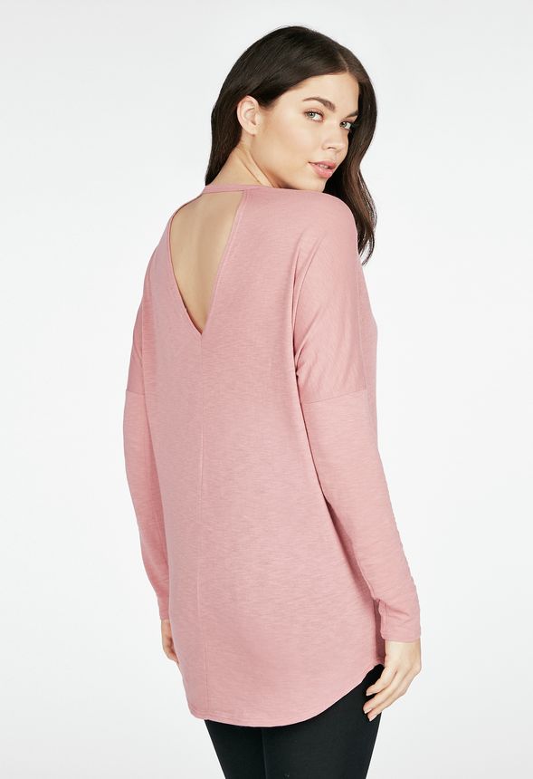 Dolman Top in Vintage Pink - Get great deals at JustFab