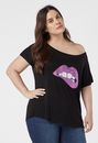 Sequin Lip Tee