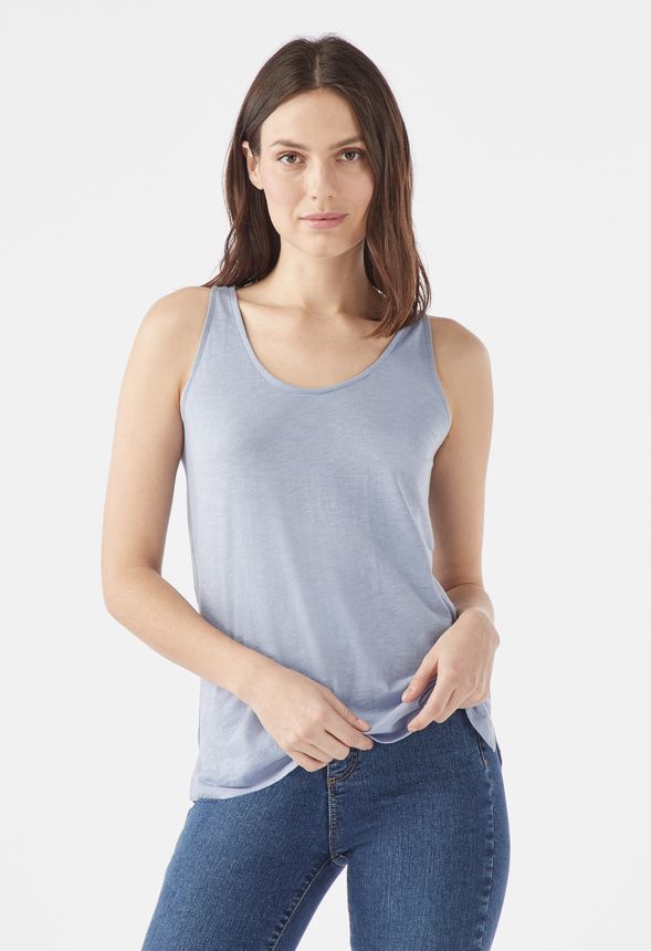 Modern Tank Top in Eventide - Get great deals at JustFab