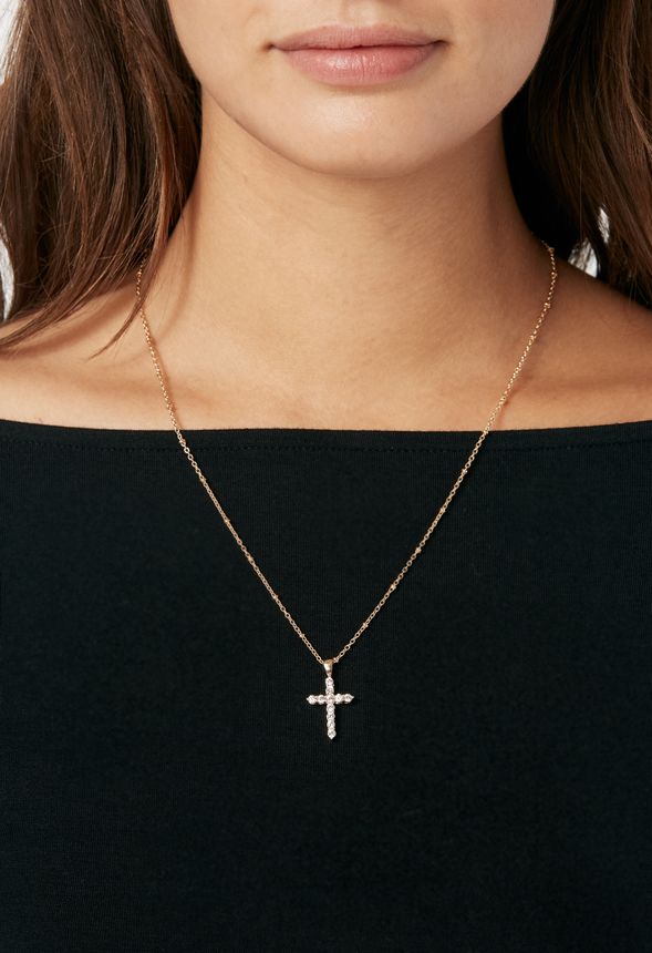 A-Cross The Way Necklace