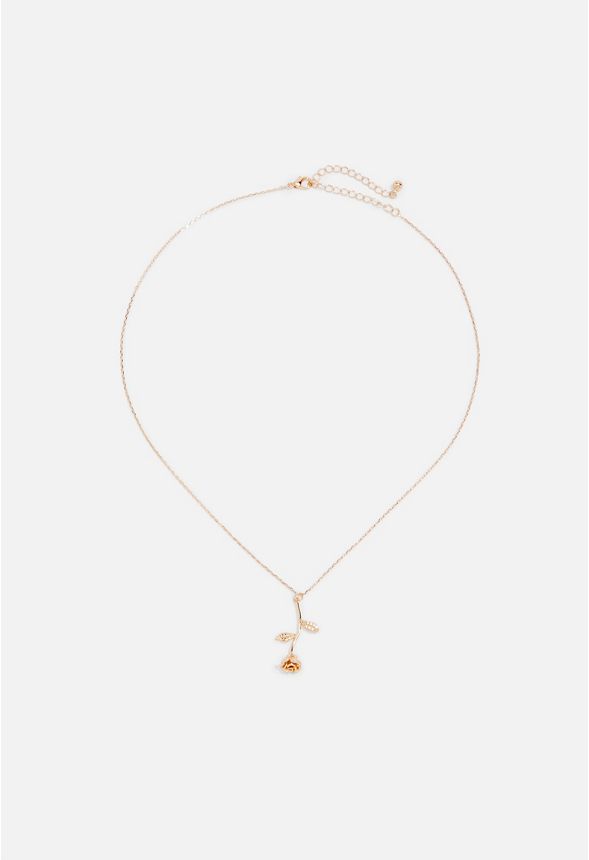 Bed Of Roses Necklace Accessories in Gold - Get great deals at JustFab