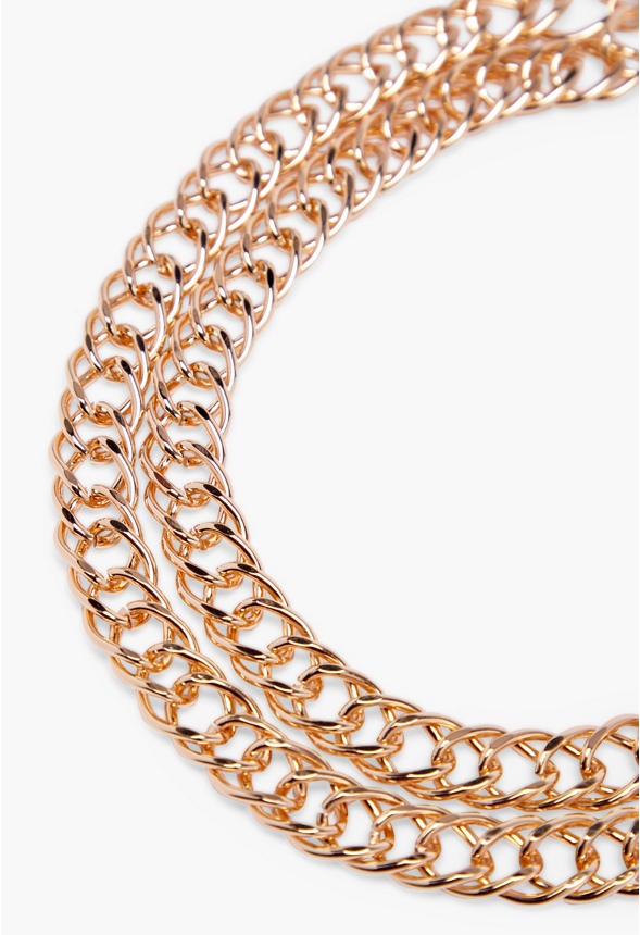 Double Chain Necklace Bags & Accessories in Gold Get great deals at