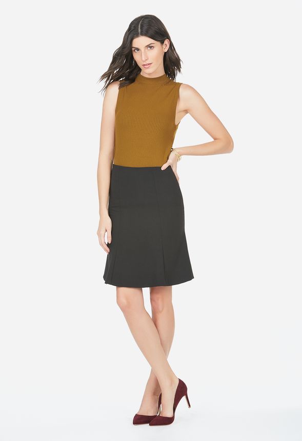 Fitted Flare Skirt