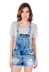 Distressed Overalls in MEDIUM WASH - Get great deals at JustFab