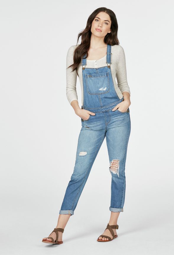 Slim Overalls in Slim Overalls - Get great deals at JustFab