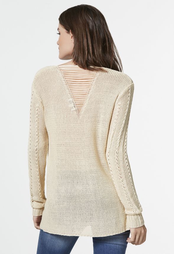 Back Distressed Sweater in Back Distressed Sweater - Get great deals at ...