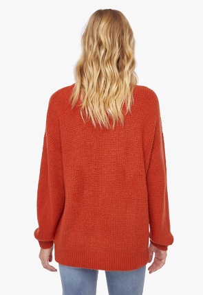 Slouchy Funnel Neck Sweater