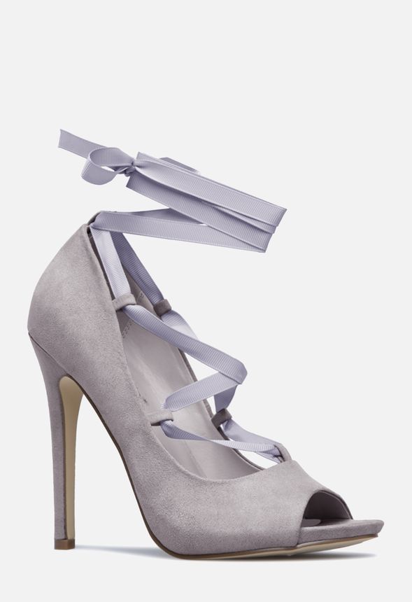 THEYA PUMP in DUSTY BLUE - Get great deals at JustFab