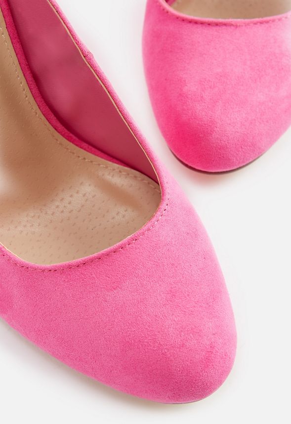 Nya Pump In Carmine Rose - Get Great Deals At JustFab