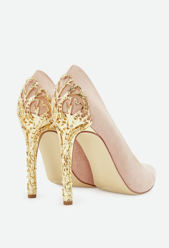 heels with embellished heel