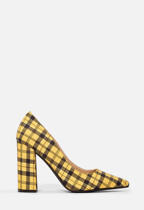 laynie block heel pump