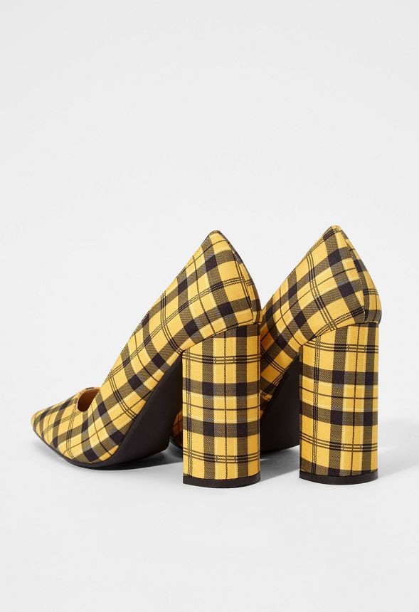 laynie block heel pump