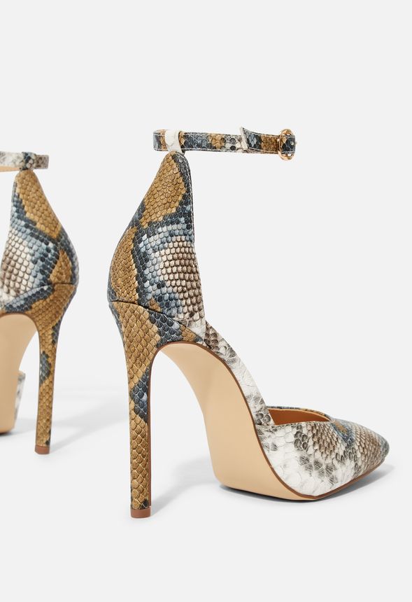 Lost Angel Stiletto Pump in Snake - Get great deals at JustFab