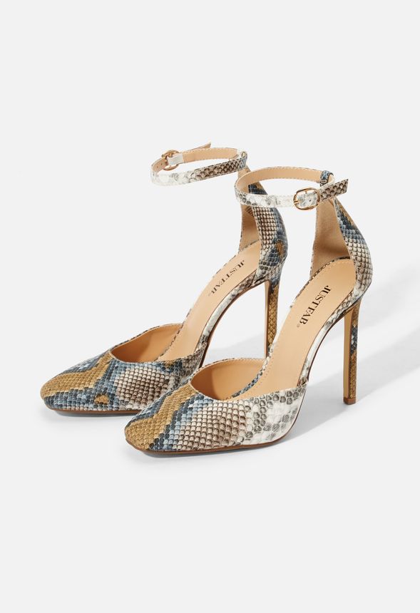 Lost Angel Stiletto Pump in Snake - Get great deals at JustFab