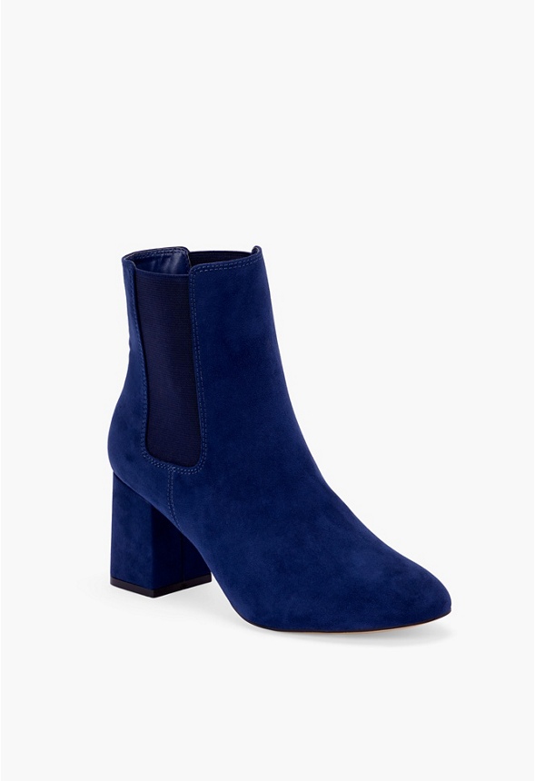 amelia block heeled bootie