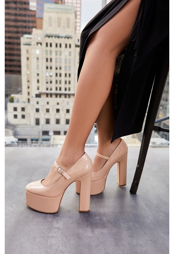 Perry Mary Jane Platform Pump in RUGBY TAN - Get great deals at JustFab