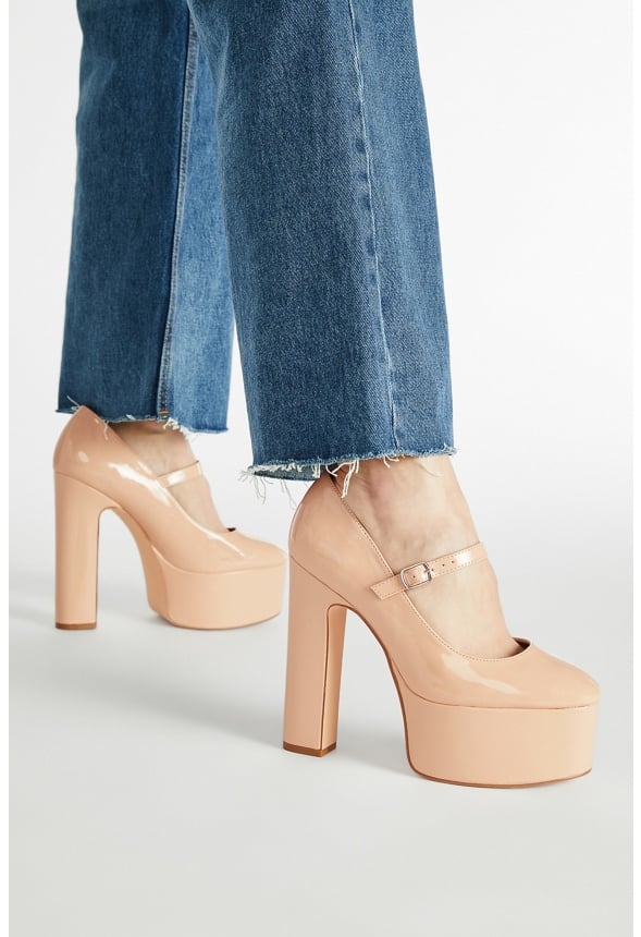 Perry Mary Jane Platform Pump in RUGBY TAN - Get great deals at JustFab