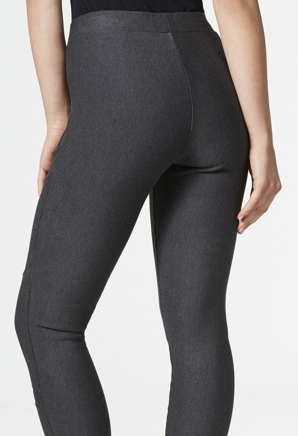 Seamed Legging in charcoal heather - Get great deals at JustFab