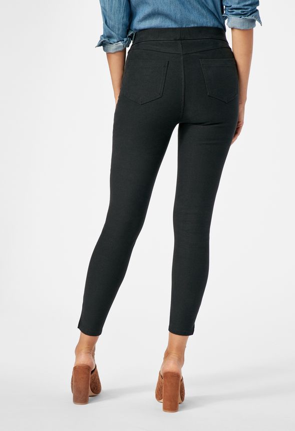 high waisted pull on jeggings