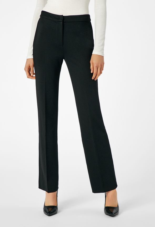 High-Waisted Flare Pants in Black - Get great deals at JustFab