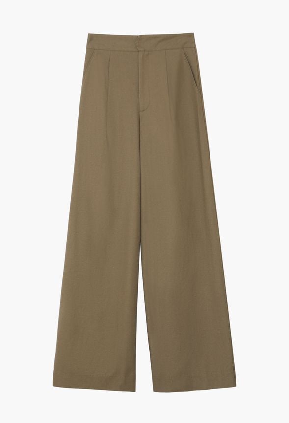 Traveler Wide Leg Palazzo Pants Plus Size in Olive Night - Get great ...