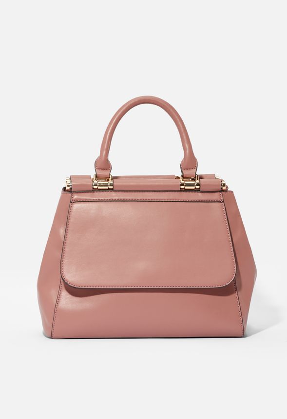 Out And About Satchel in Mauve - Get great deals at JustFab