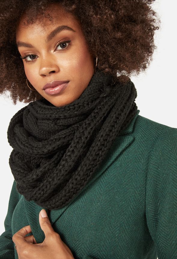 Cable Knit Infinity Scarf Accessories in Cable Knit Infinity Scarf ...