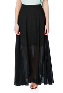 A-Line Skirt in Black - Get great deals at JustFab