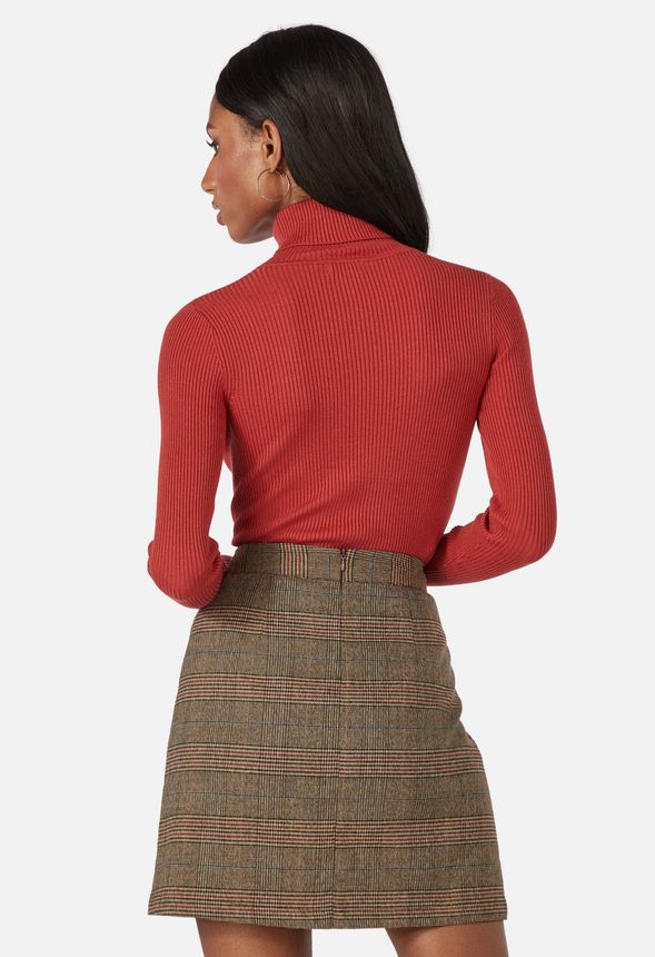 plaid mini skirt 50