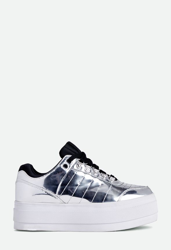 K-Swiss Gstaad Platform Sneaker in Silver - Get great deals at JustFab