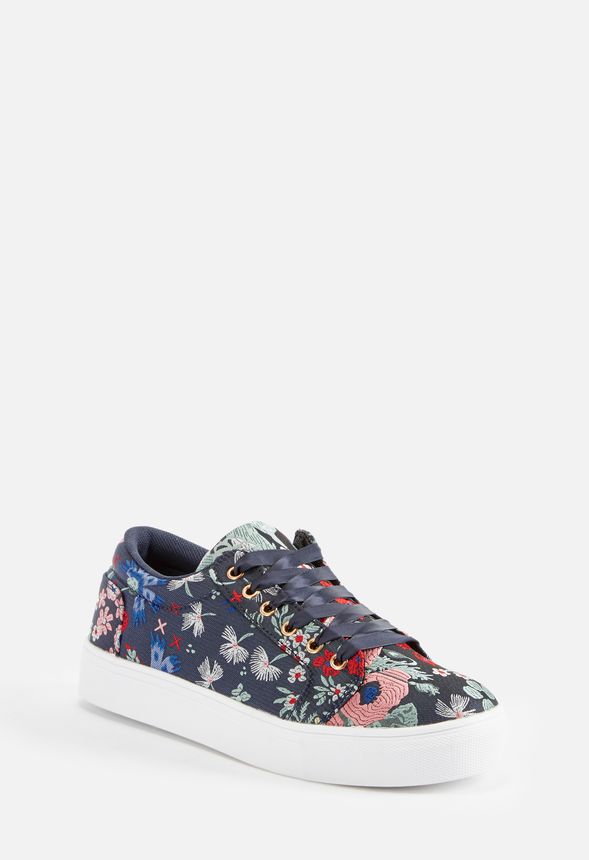 Giannah Sneaker in Navy - Get great deals at JustFab