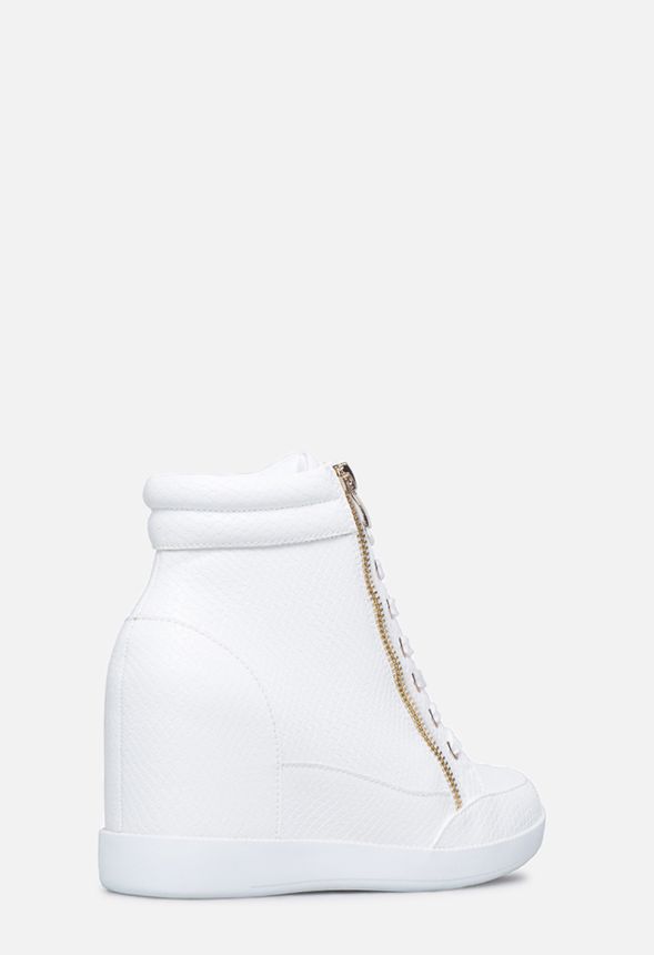 Kailani Wedge Sneaker in White - Get 