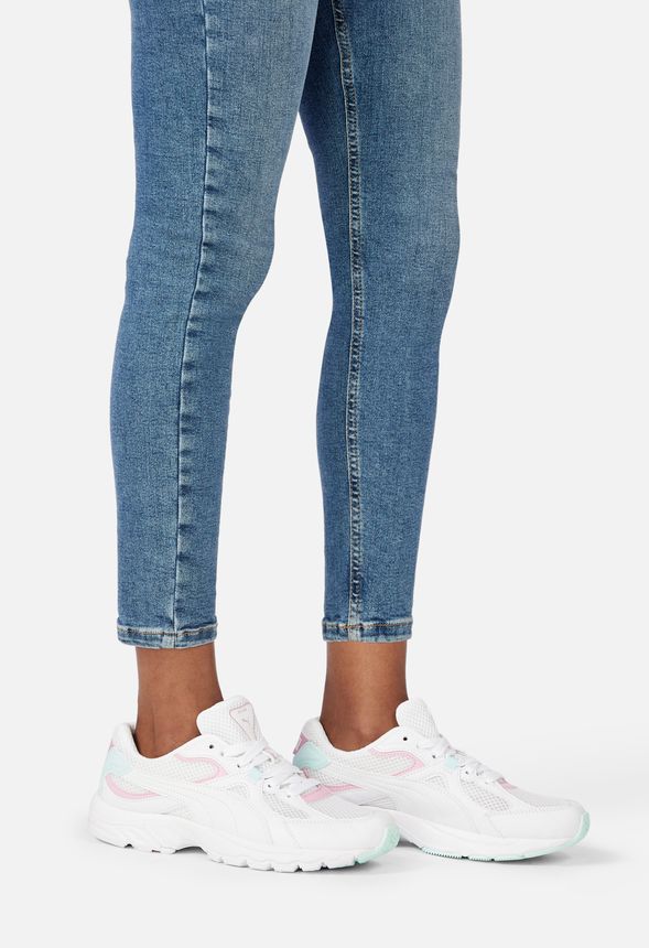 Puma Axis Plus 90's Sneaker in White - Get great deals at JustFab