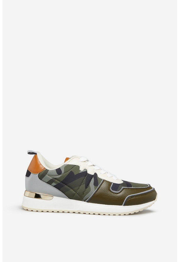 Shifra Sneaker in CAMO MULTI - Get great deals at JustFab