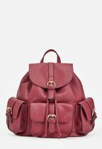 Levy Backpack in Burgundy - Get great deals at JustFab