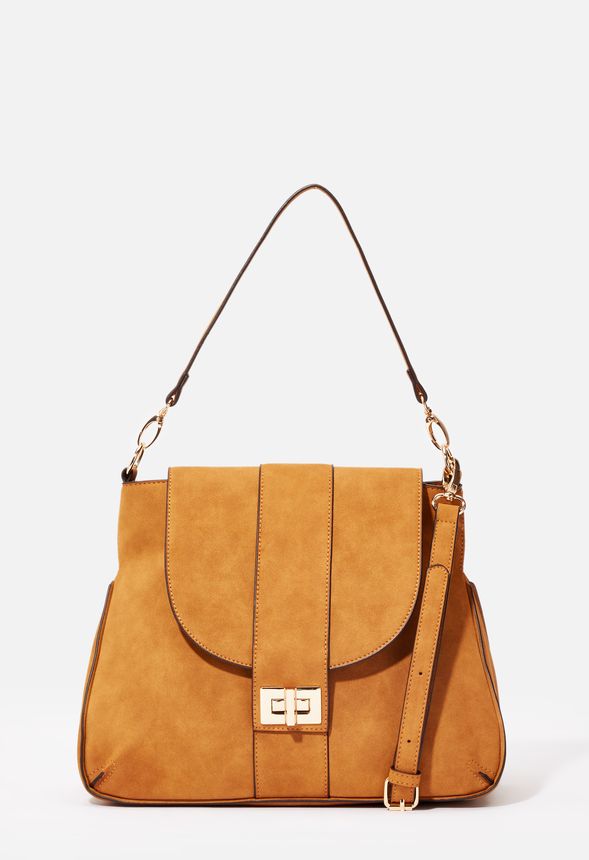 It Girl Shoulder Bag in Cognac - Get great deals at JustFab