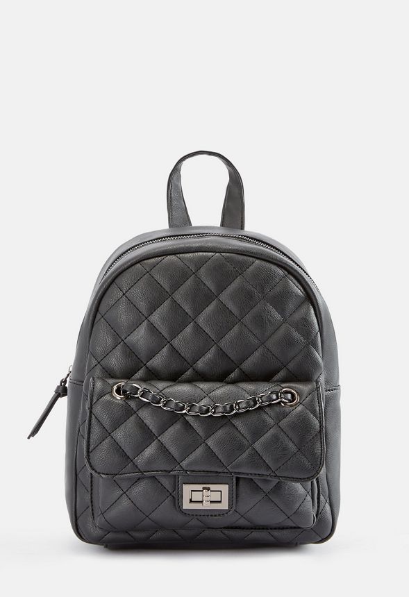 Finishing Touch Backpack in Black - Get great deals at JustFab