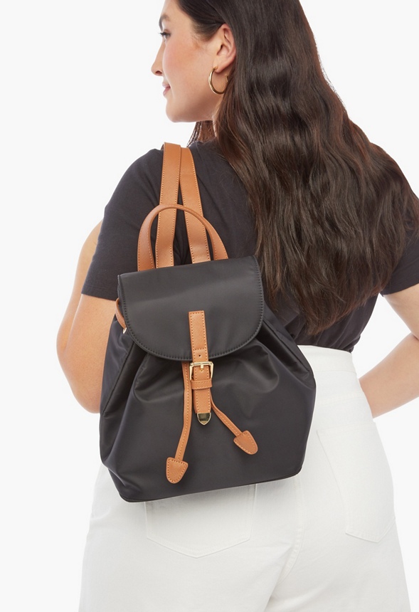 Buckle Backpack Bags & Accessories in Black Nylon Get great deals at