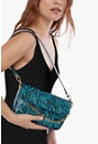 Shoulder Bag with Chain Trim